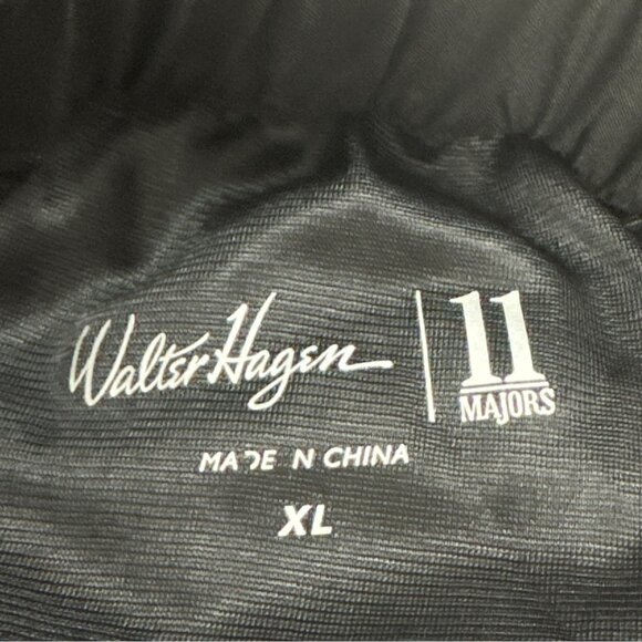 Walter Hagen XL Weather Resistant Golf Pants Polyester Wind Black Mesh Lined - Picture 3 of 8